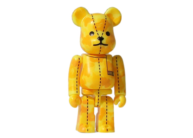 Bearbrick x A Bathing Ape 28th Anniversary Camo #3 100% Yellow