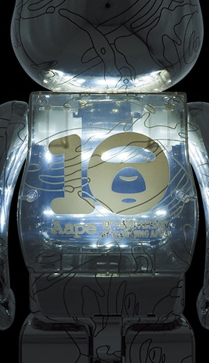 Bearbrick x AAPE by A Bathing Ape 10th Anniversary 1000%