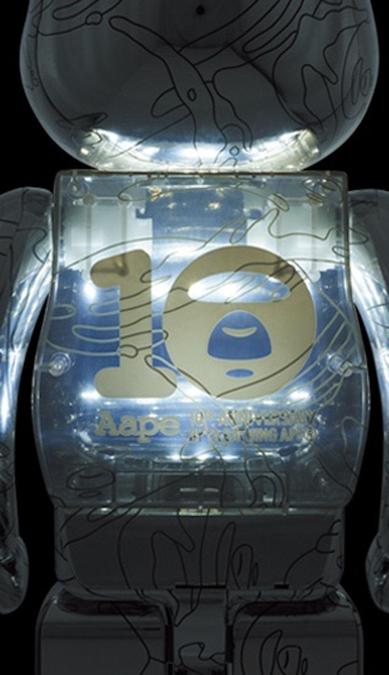 Bearbrick x AAPE by A Bathing Ape 10th Anniversary 1000%