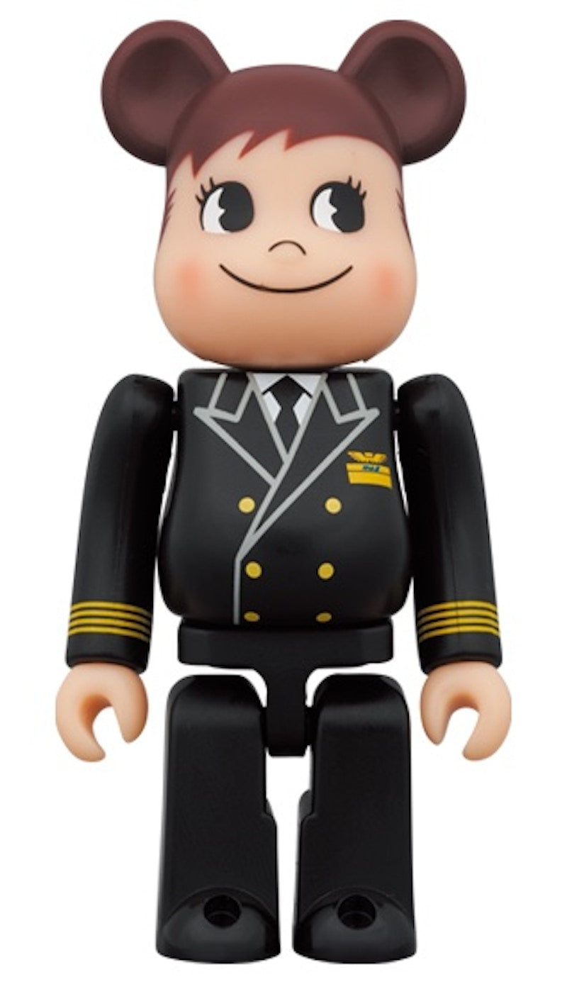 Bearbrick x ANA Original Poco-chan & Peko-chan Captain 100% & 400% Set of 4