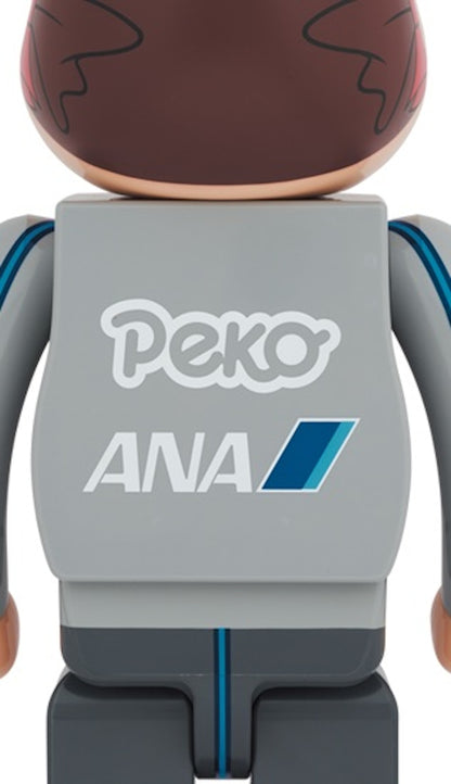 Bearbrick x ANA Original Poco-chan & Peko-chan Captain 1000% Set
