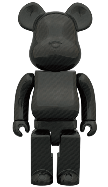 Bearbrick x Amirex Dry Carbon 400% Black