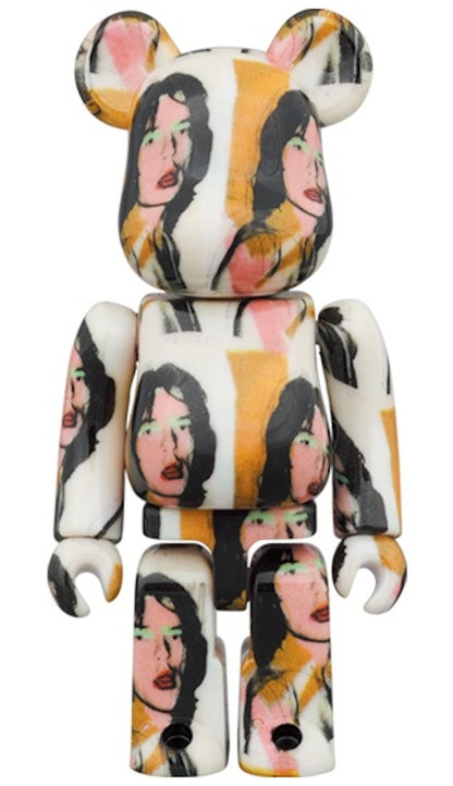 Bearbrick x Andy Warhol x The Rolling Stones Mick Jagger 100% & 400% Set