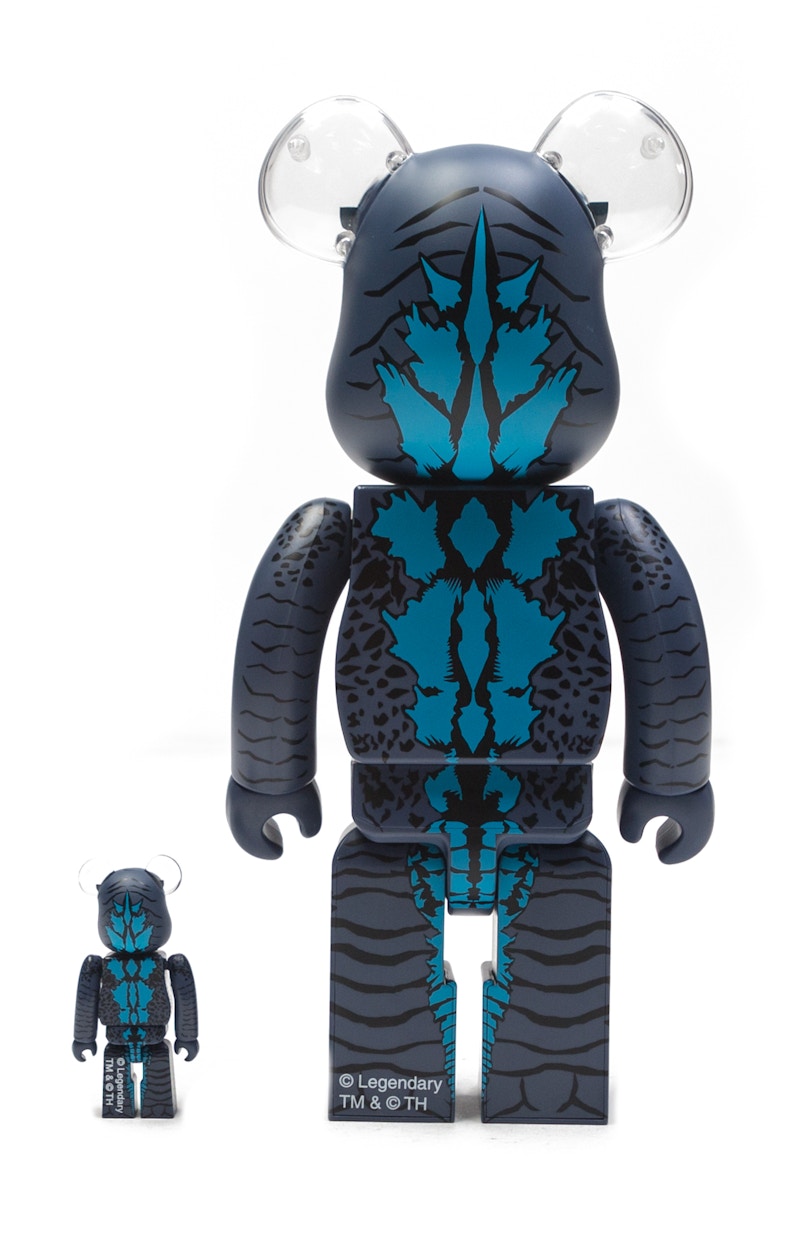 Bearbrick x BAIT x Godzilla King Of The Monsters 100% & 400% Set Multi