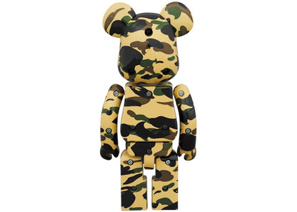 Bearbrick x BAPE 1st Camo Chogokin 200% Set of 2 Green/Yellow