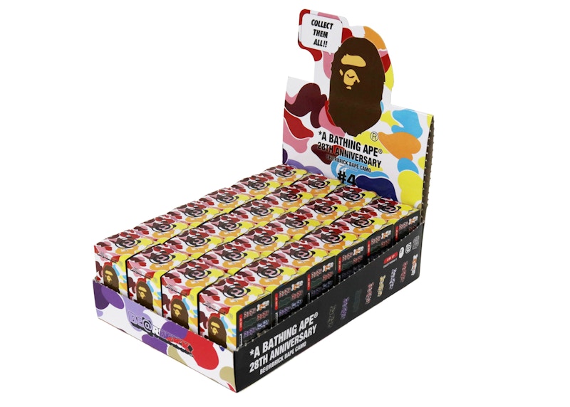 Bearbrick x BAPE 28th Anniversary Camo #4 Sealed Case 100% (24 Blind Boxes)