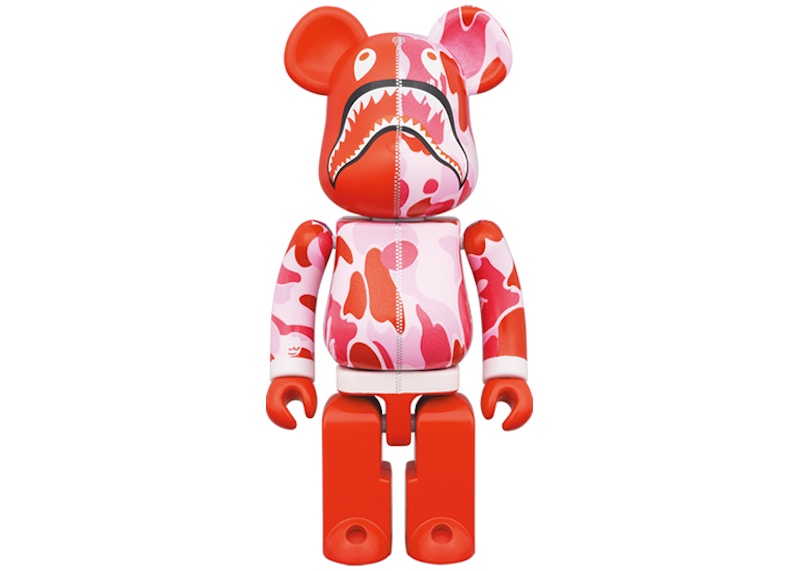 Bearbrick x BAPE ABC Camo Shark Chogokin 200% Pink