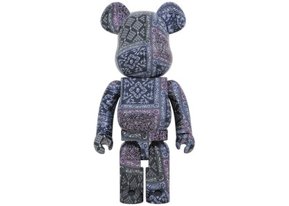 Bearbrick x BAPE Black Bandana 1000%