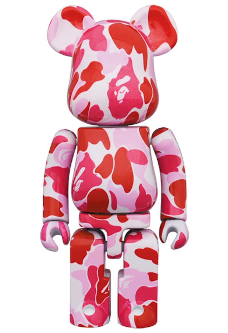 Bearbrick x BAPE Camo 200% Pink