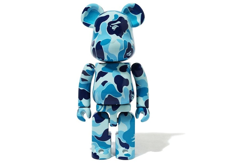Bearbrick x BAPE Medicom Toy ABC Camo Chogokin 200% Blue