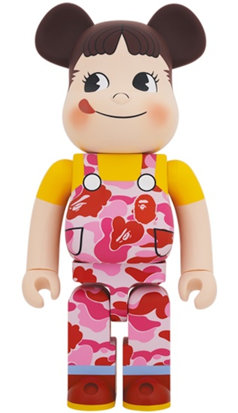 Bearbrick x BAPE Peko-chan 1000% Pink Camo