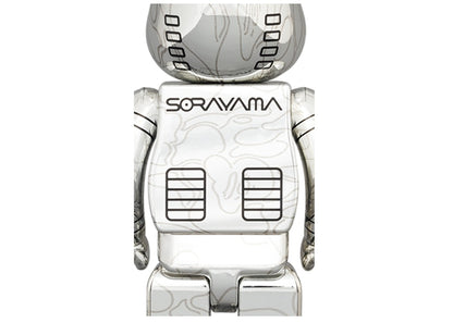 Bearbrick x BAPE x Hajime Sorayama Baby Milo 100% & 400% 4x Set Gold/Silver