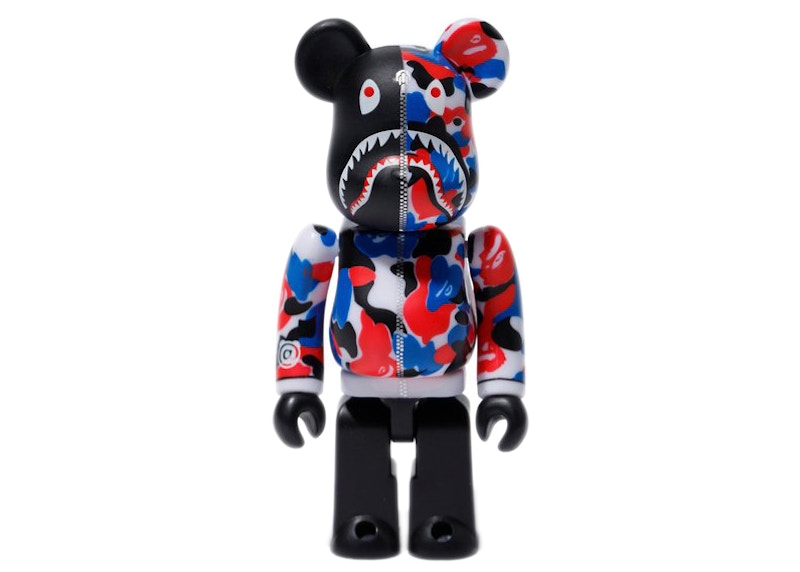 Bearbrick x Bape Shark London Store 100% & 400% Set
