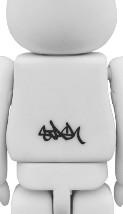 Bearbrick x Bape x Stash 100% White
