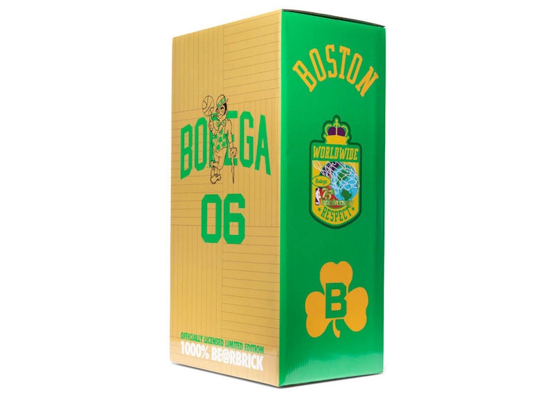 Bearbrick x Bodega x NBA Worldwide Respect Boston Celtics 1000%