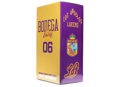 Bearbrick x Bodega x NBA Worldwide Respect Los Angeles Lakers 1000%