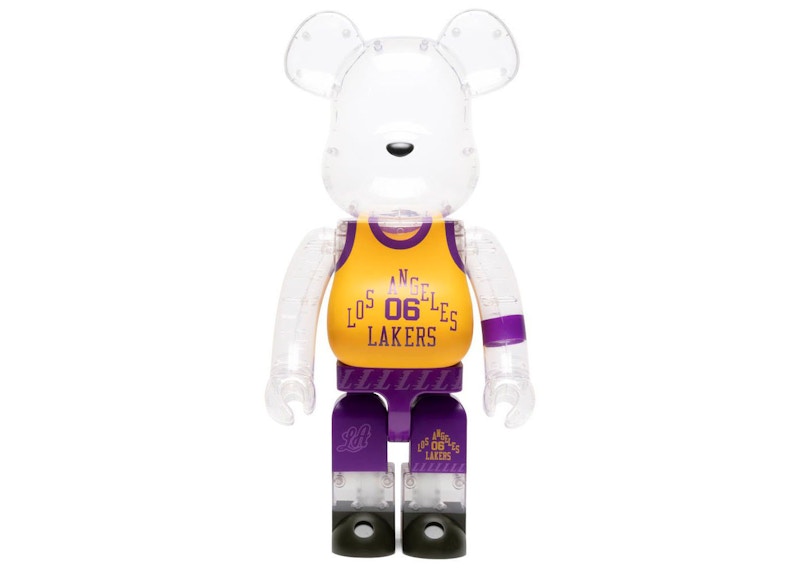 Bearbrick x Bodega x NBA Worldwide Respect Los Angeles Lakers 1000%