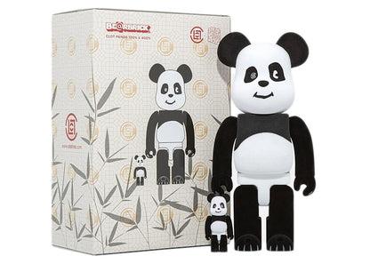Bearbrick x CLOT Panda 100% & 400% Set