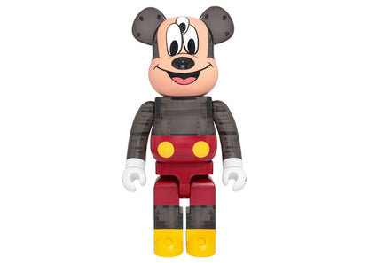Bearbrick x CLOT x 3125C x Disney 3-Eyed Mickey Mouse 1000% Translucent Black