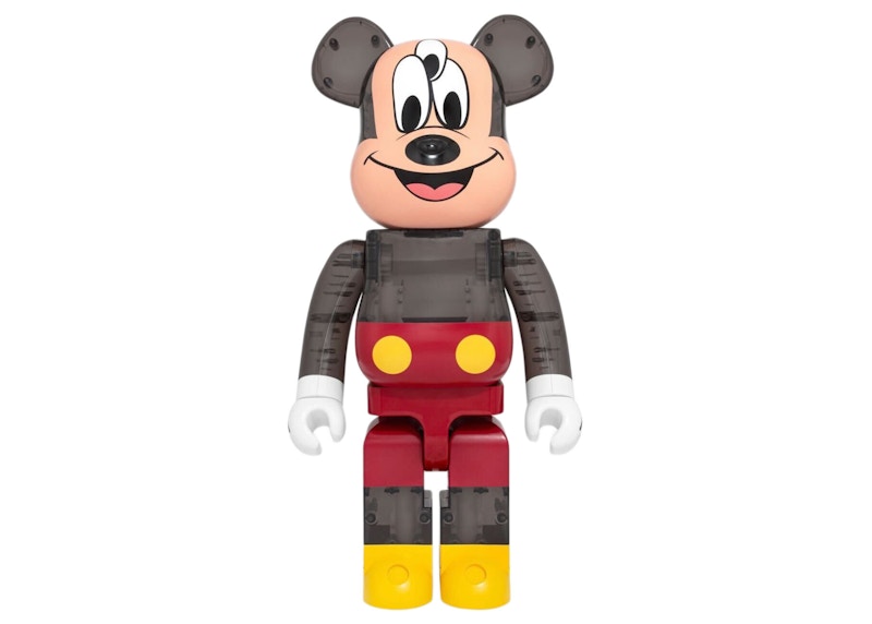 Bearbrick x CLOT x 3125C x Disney 3-Eyed Mickey Mouse 1000% Translucent Black