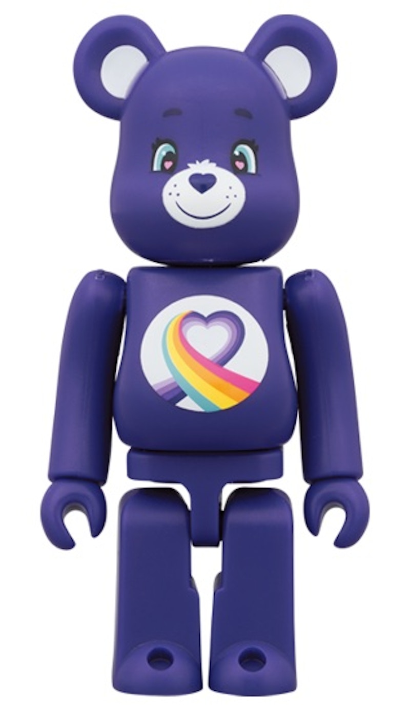 Bearbrick x Care Bears Rainbow Heart Bear 100% & 400% Set