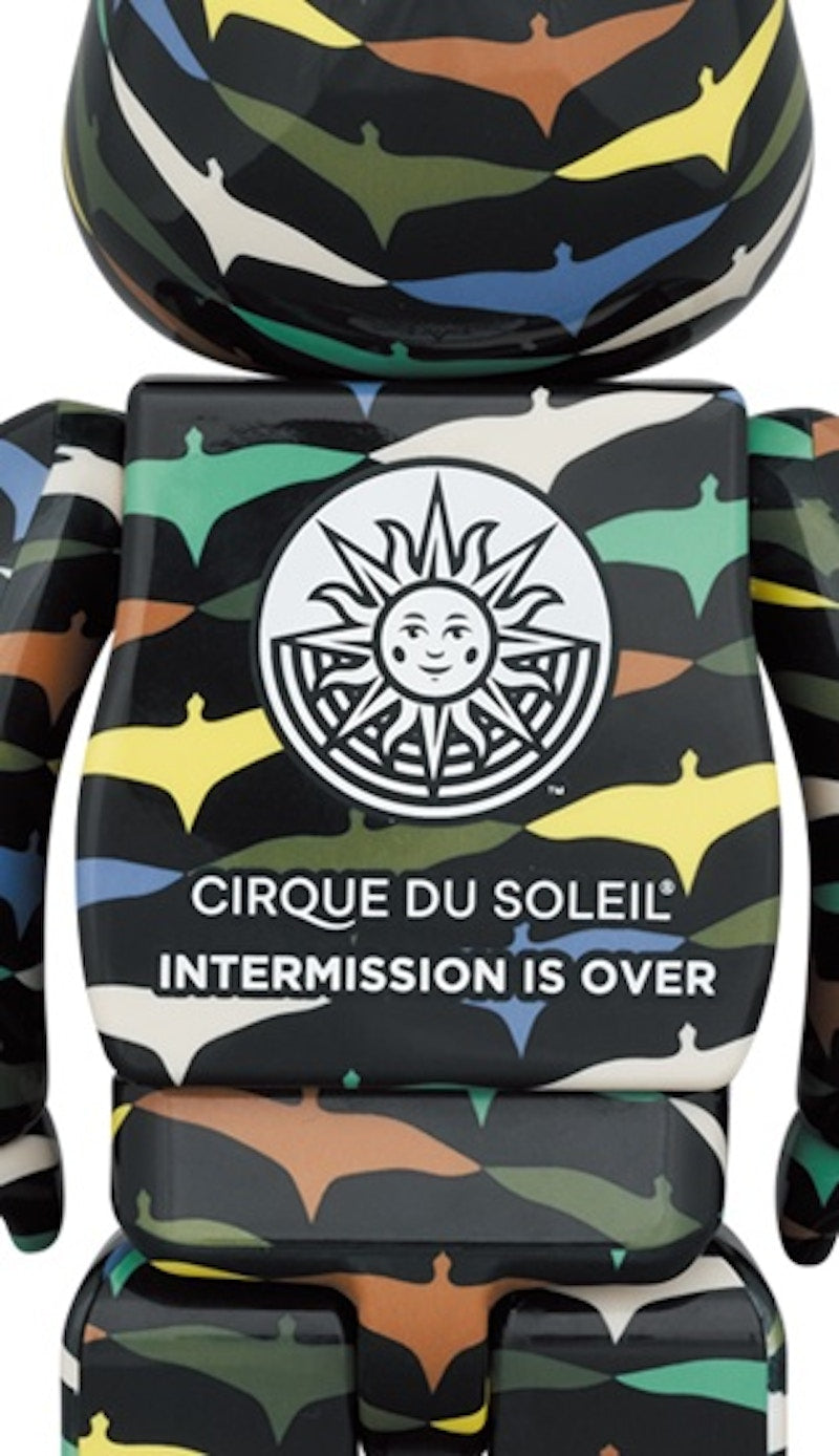 Bearbrick x Cirque du Soleil Alegria In a New Light 100% & 400% Set
