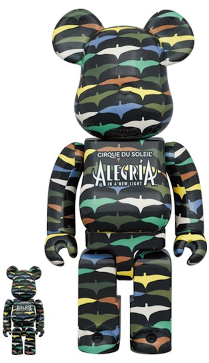 Bearbrick x Cirque du Soleil Alegria In a New Light 100% & 400% Set
