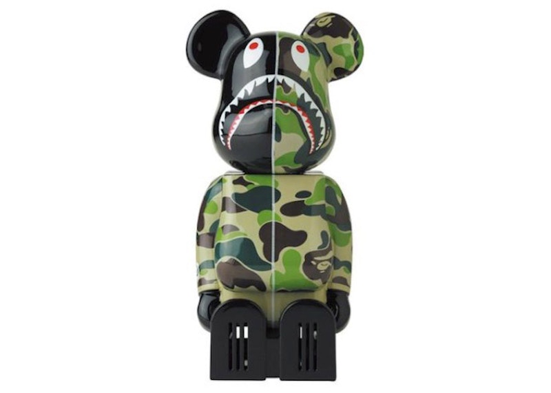 Bearbrick x Cleverin x BAPE ABC Camo Shark Air Freshener Green