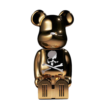 Bearbrick x Cleverin x Mastermind 200% Air Freshener Figure Gold