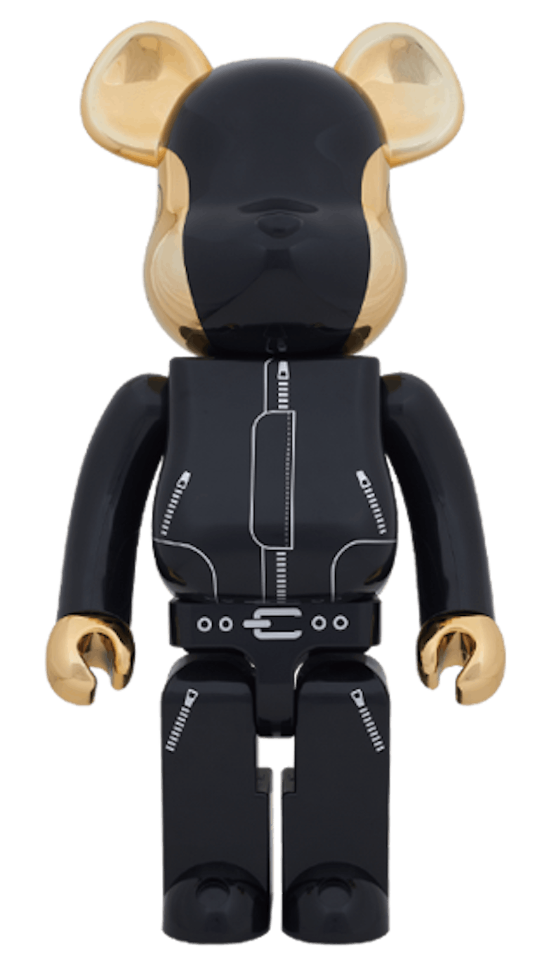 Bearbrick x Daft Punk 1000% Gold