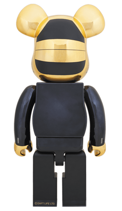 Bearbrick x Daft Punk Random Access Memories Version 1000% Gold