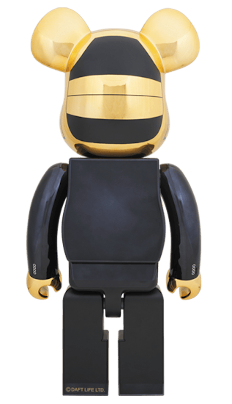 Bearbrick x Daft Punk Random Access Memories Version 1000% Gold