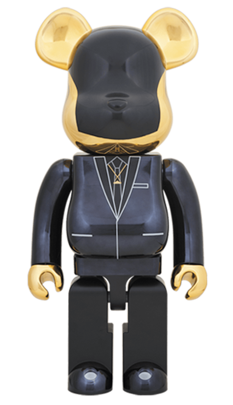 Bearbrick x Daft Punk Random Access Memories Version 1000% Gold