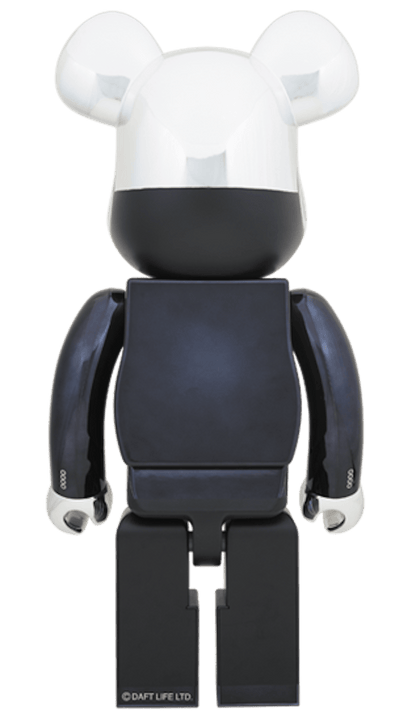 Bearbrick x Daft Punk Random Access Memories Version 1000% Silver