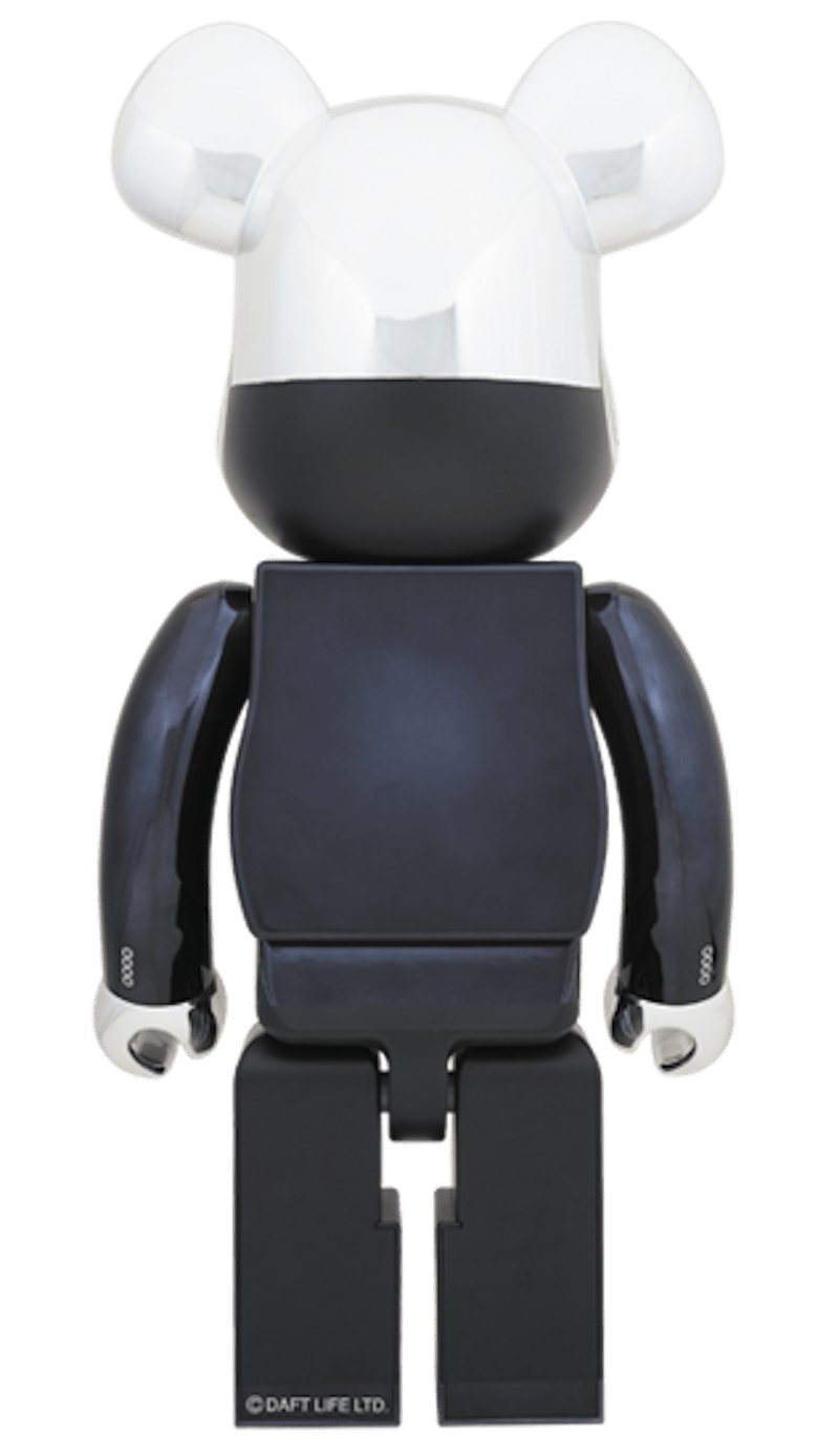 Bearbrick x Daft Punk Random Access Memories Version 1000% Silver