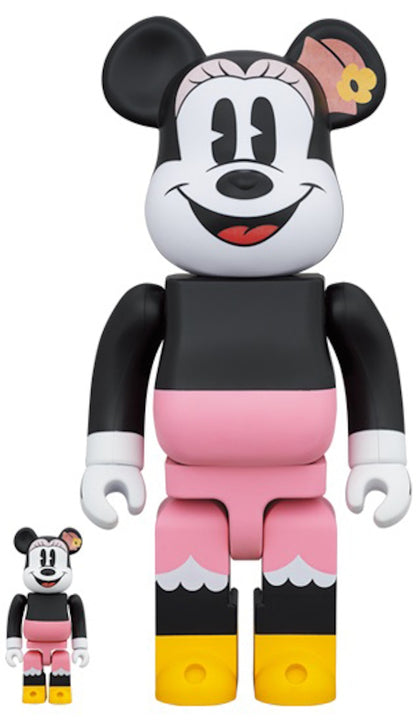 Bearbrick x Disney Box Lunch Minnie 100% & 400% Set