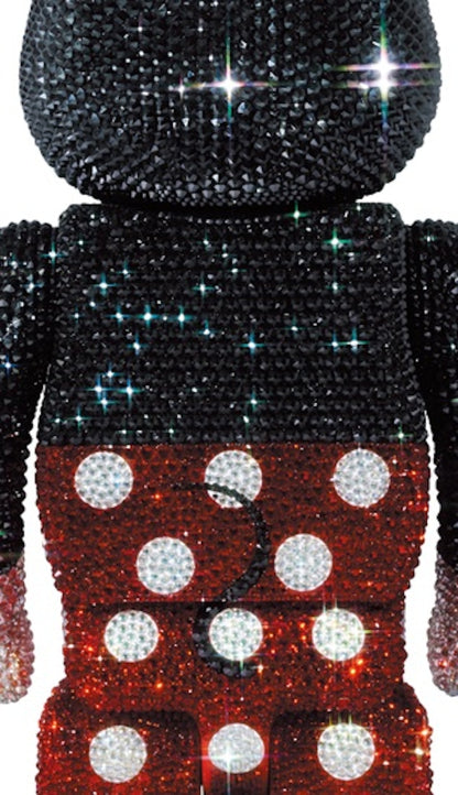 Bearbrick x Disney Crystal Decorate Minnie Mouse 400%