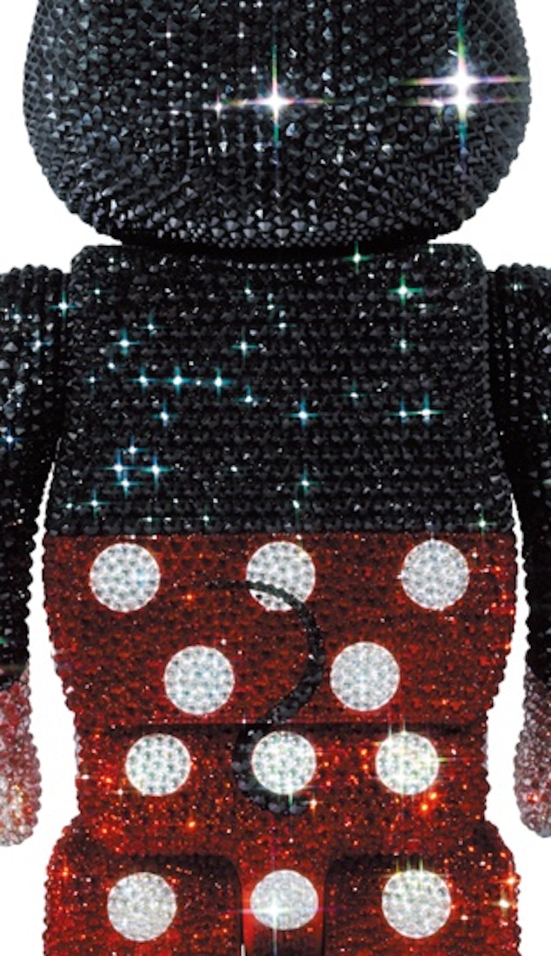 Bearbrick x Disney Crystal Decorate Minnie Mouse 400%