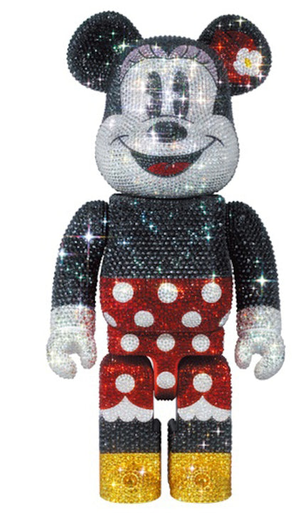 Bearbrick x Disney Crystal Decorate Minnie Mouse 400%