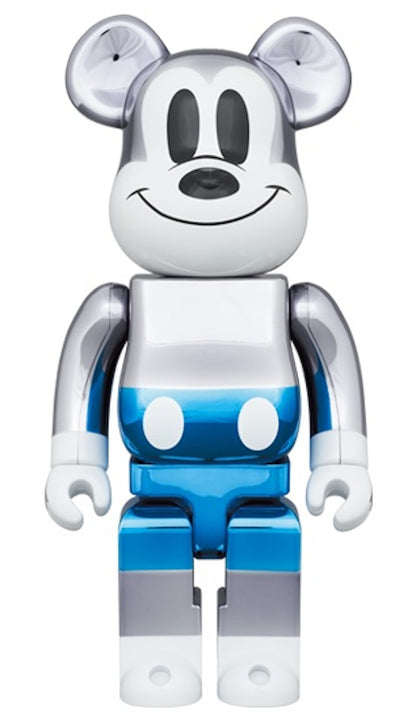 Bearbrick x Disney Fragmentdesign Mickey Mouse 100% & 400% Set Blue Ver.