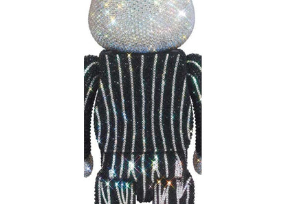 Bearbrick x Disney The Nightmare Before Christmas Jack Skellington Crystal Decorate 400%