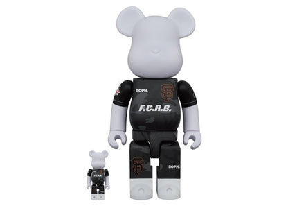 Bearbrick x F.C.R.B. x MLB (San Francisco Giants) 100% & 400% Set