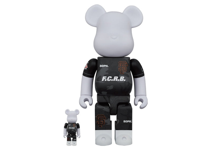 Bearbrick x F.C.R.B. x MLB (San Francisco Giants) 100% & 400% Set