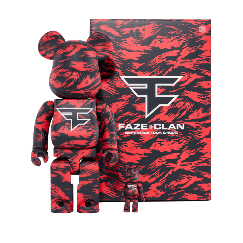 Bearbrick x Faze Clan 100% & 400% Set