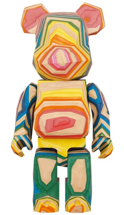 Bearbrick x Fragment Design Karimoku Haroshi Vertical Polygon (2G Exclusive) 400%