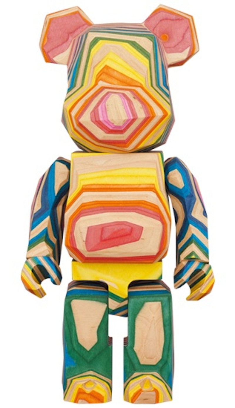 Bearbrick x Fragment Design Karimoku Haroshi Vertical Polygon (2G Exclusive) 400%