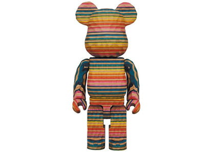 Bearbrick x Fragment x Haroshi Karimoku (Carved Wooden) 400%