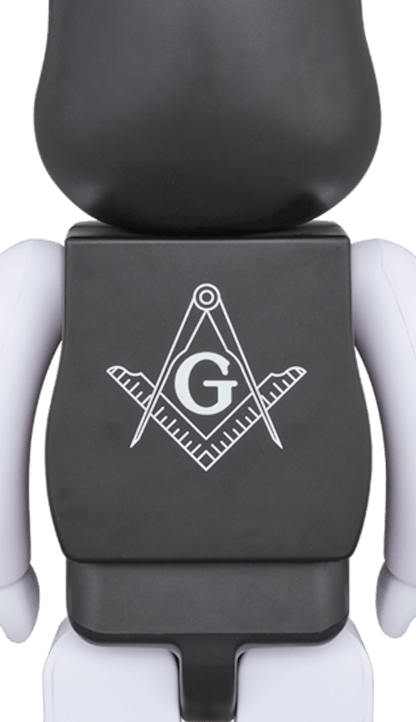 Bearbrick x Freemasonry x Fragment 1000% Black