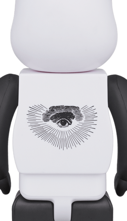 Bearbrick x Freemasonry x Fragment 1000% White