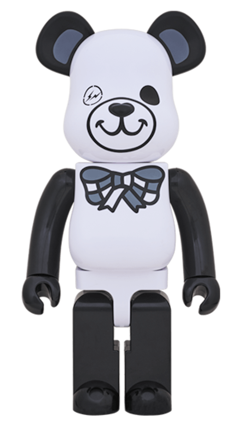 Bearbrick x Freemasonry x Fragment 1000% White